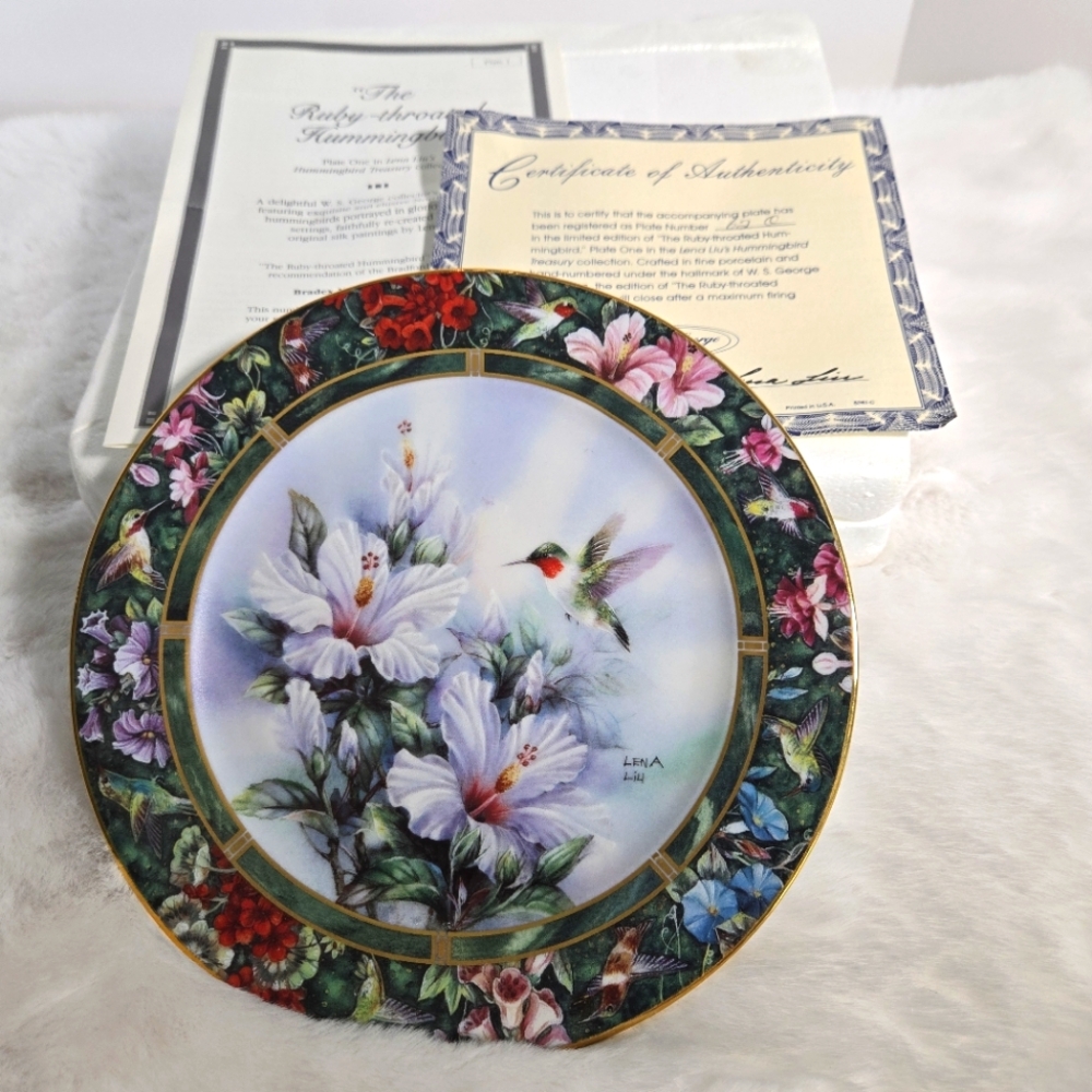 The Bradford Exchange 'The Ruby Throated Hummingbird'